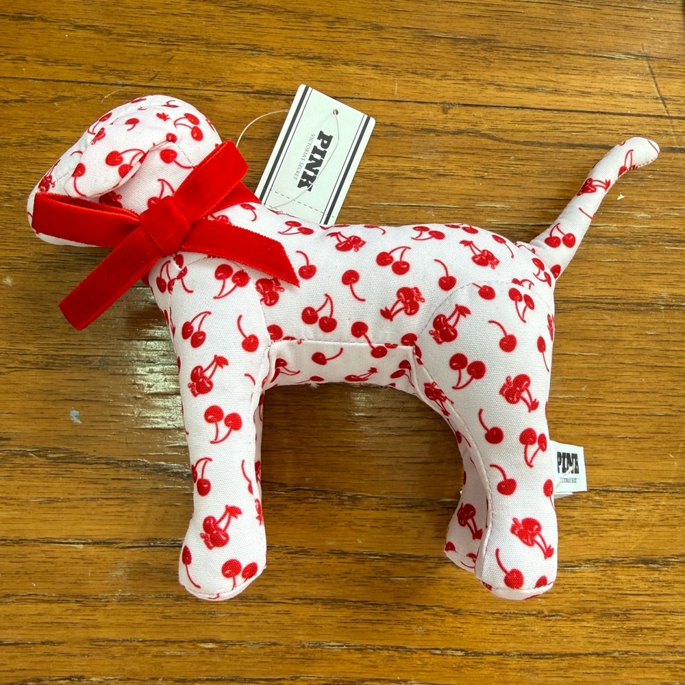 VICTORIA'S SECRET GALENTINE'S DAY PINK MINI DOG CHERRIES VALENTINES DAY 2026 NEW